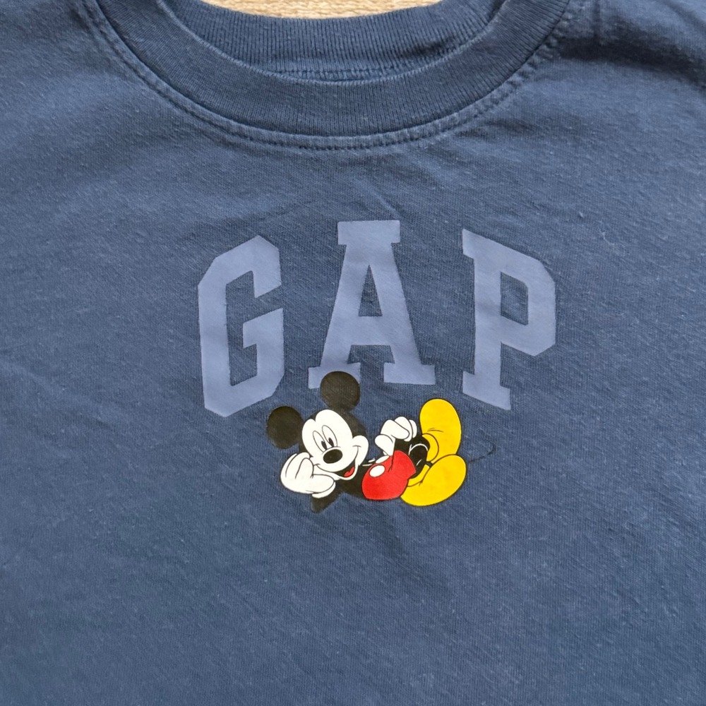 Gap x Disney Mickey Mouse Toddler T-Shirt Blue 2T - Picture 5 of 7